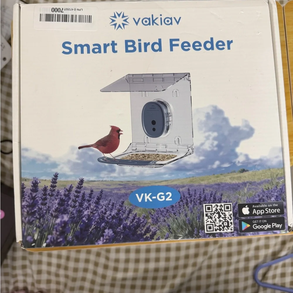 Bird Feeder with Camera - Blue